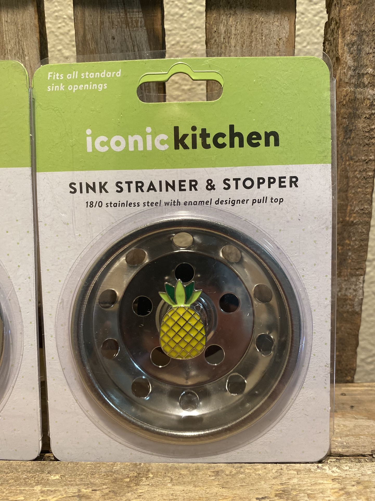 Pineapple Sink Strainers & Pineapple Stoppers Set of 2, Sink Strainer & Stopper