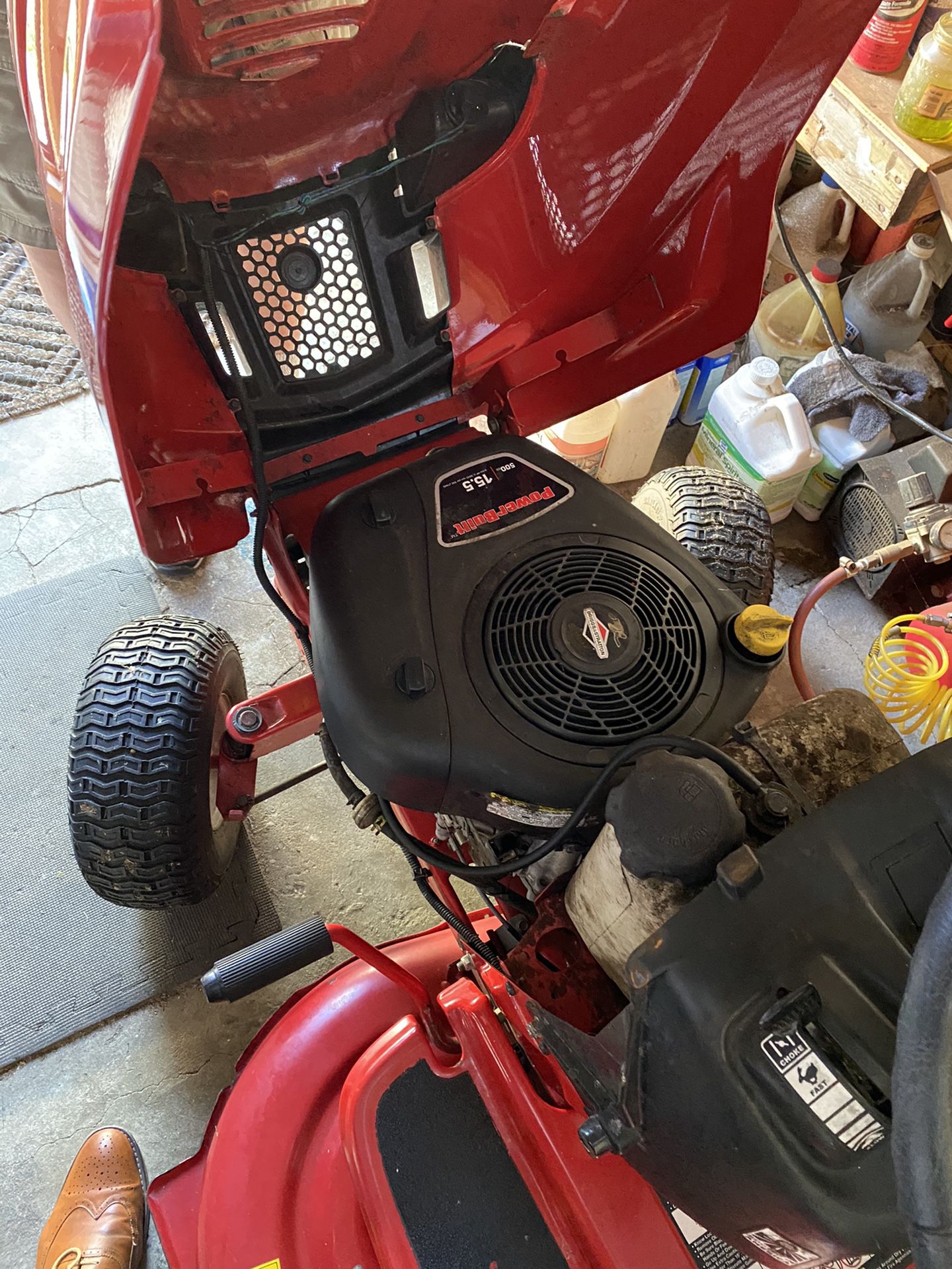 Troy Bilt Riding Mower & Craftsman Push Mower 