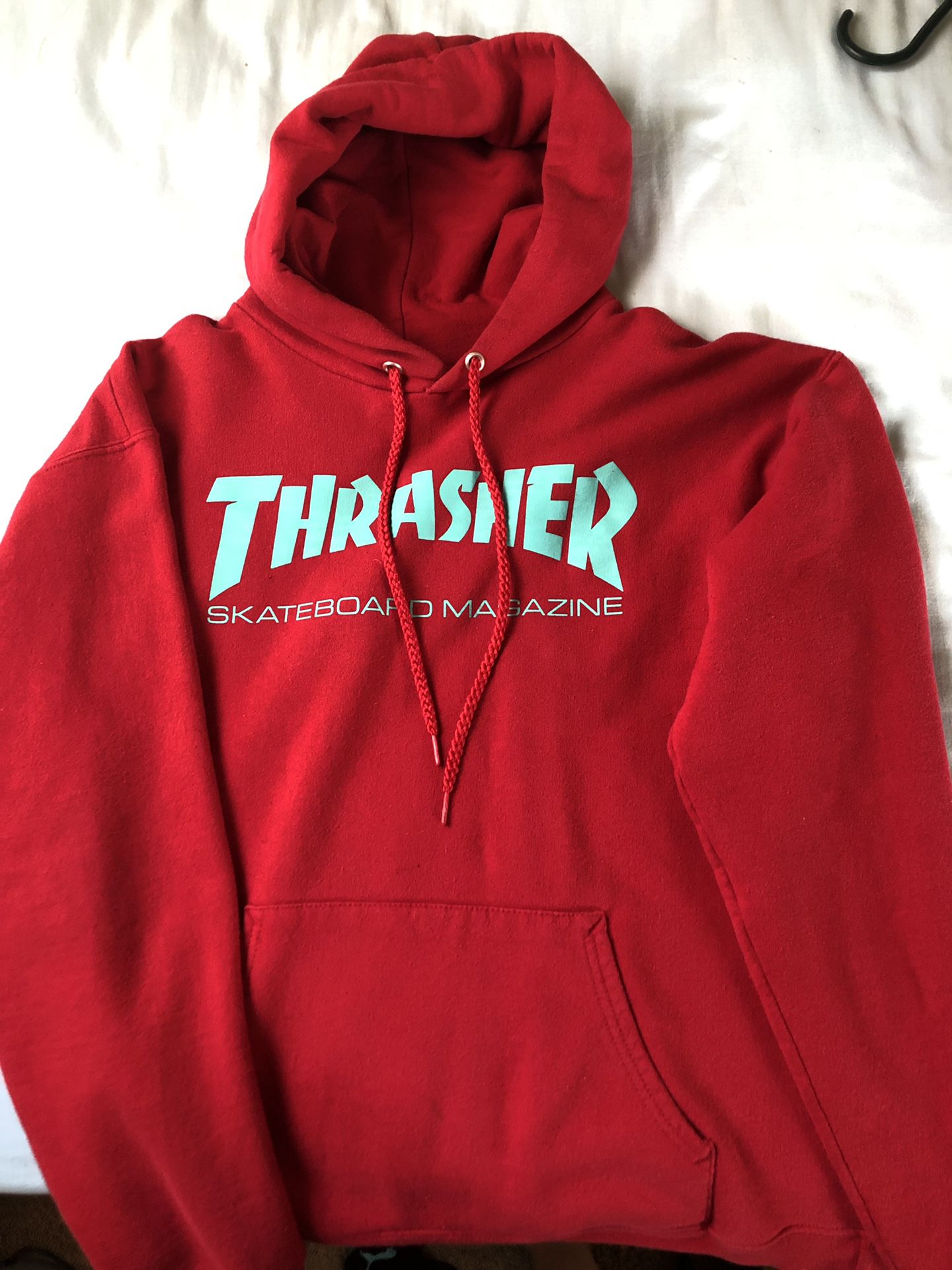 Thrasher red hoodie