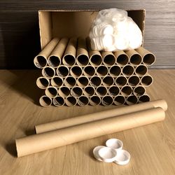 45 NEW Shipping Tubes with Caps, ULINE Thumbnail