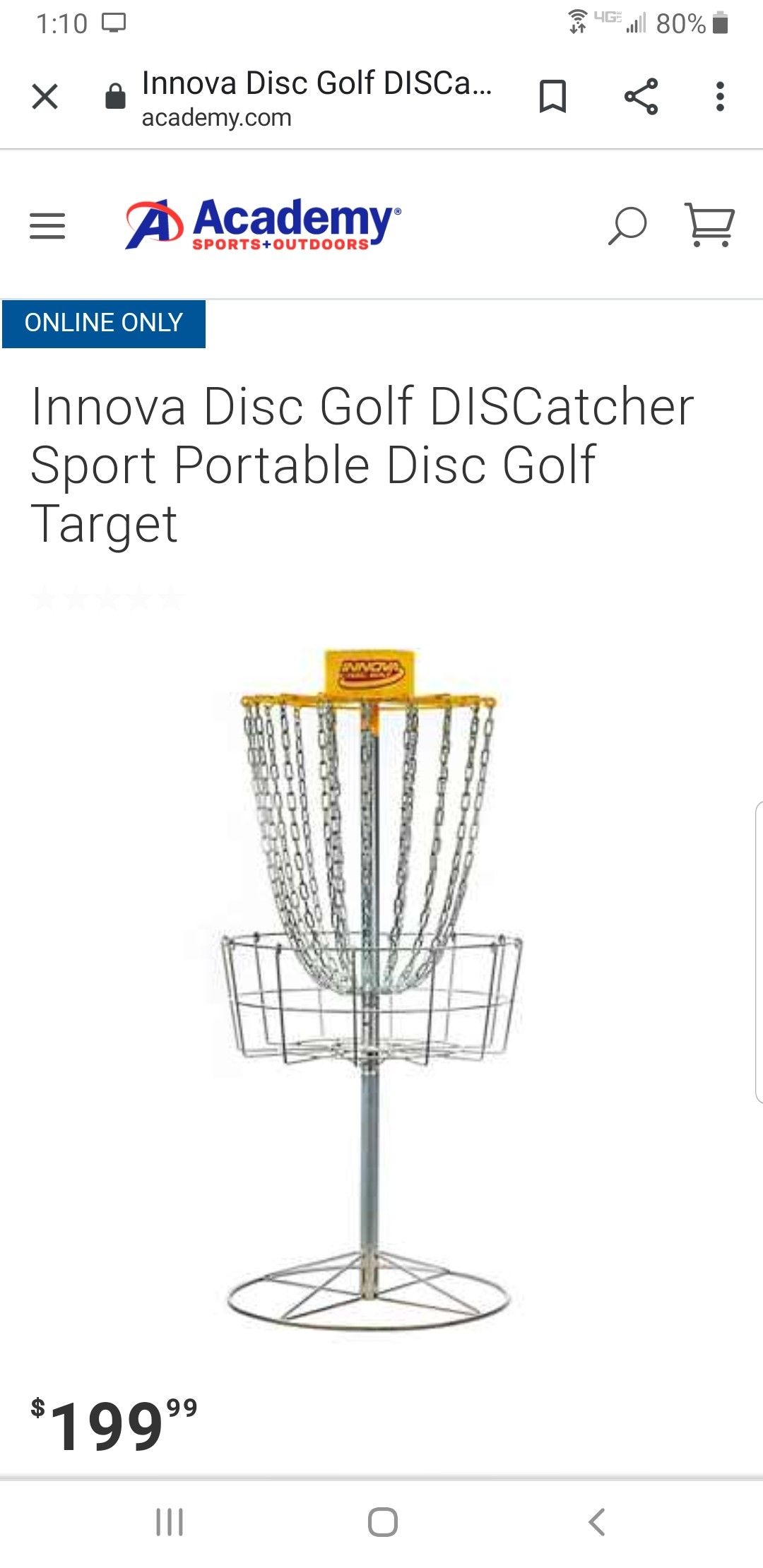 Innova disc golf basket / goal, regulation official frisbee , heavy