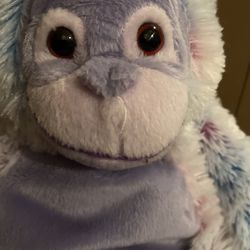 Wishpets Liko Monkey Ape Plush Hanging Purple 11" Long 2002 Stuffed Animal  Thumbnail