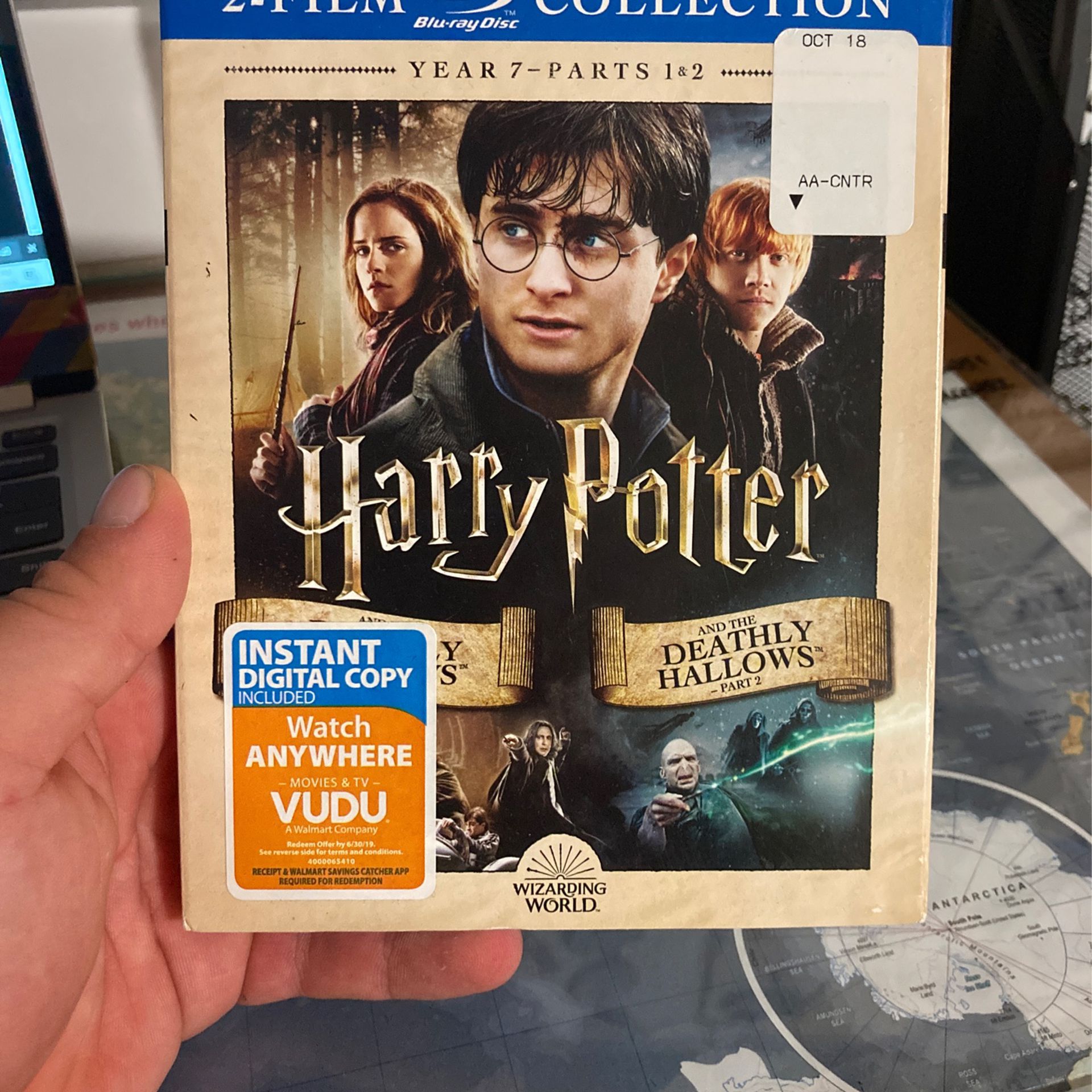 Harry Potter Deathly Hallows Blu-Ray