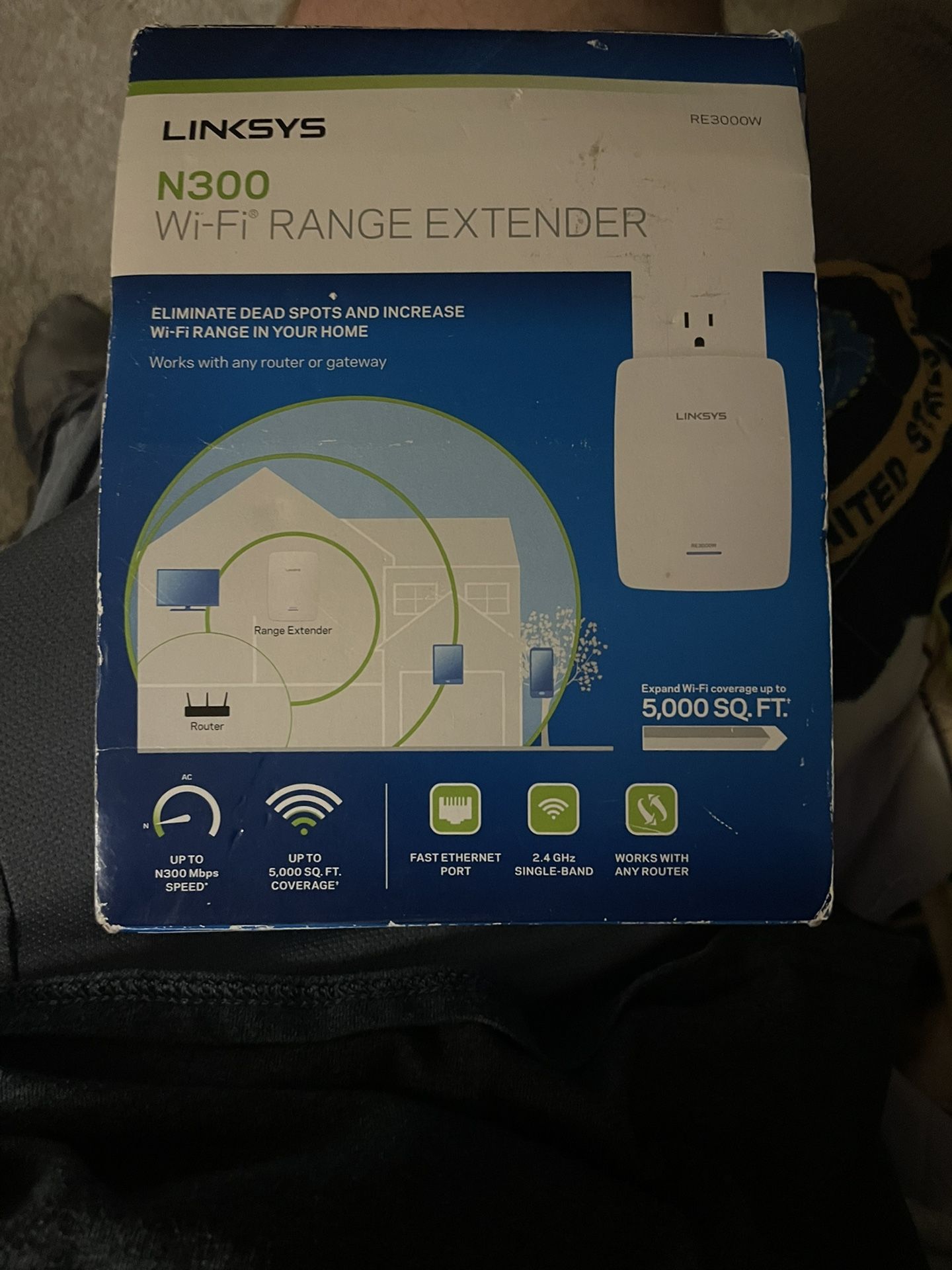 Linksys N300 Wifi Range extender