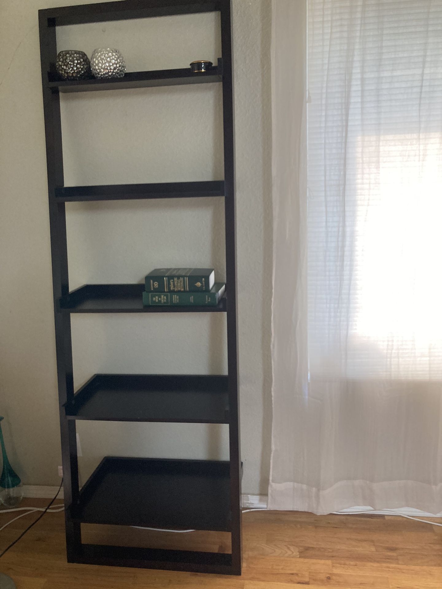 Ladder Bookcase Shelf Approximately 76x23.5x14.5