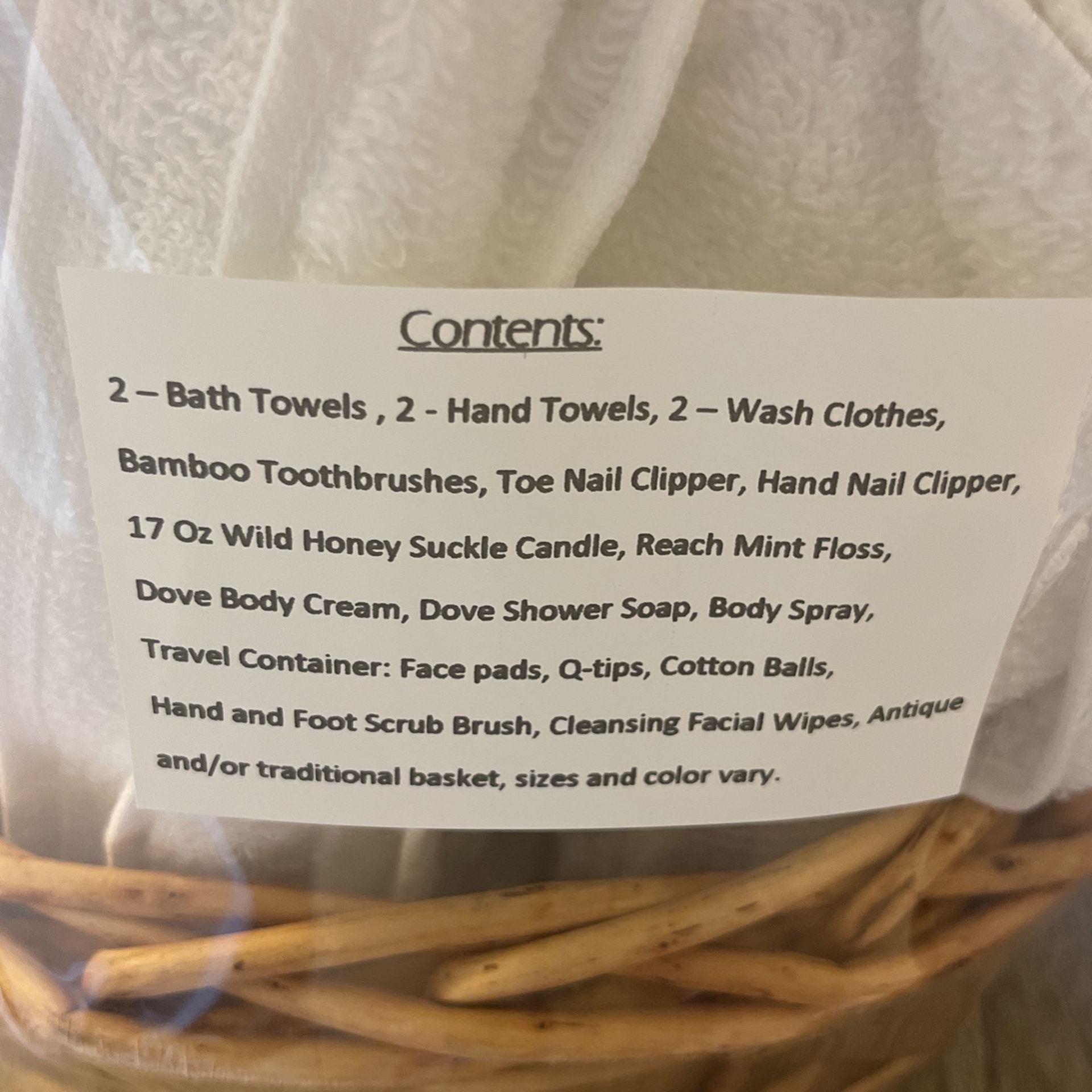 Guest Gift Basket