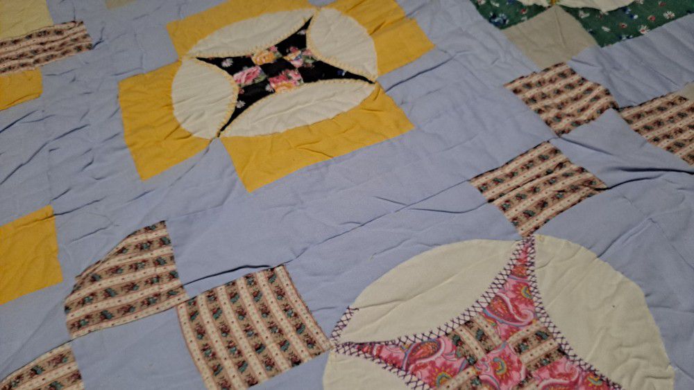 Original Antique Hand Stitched Quilt