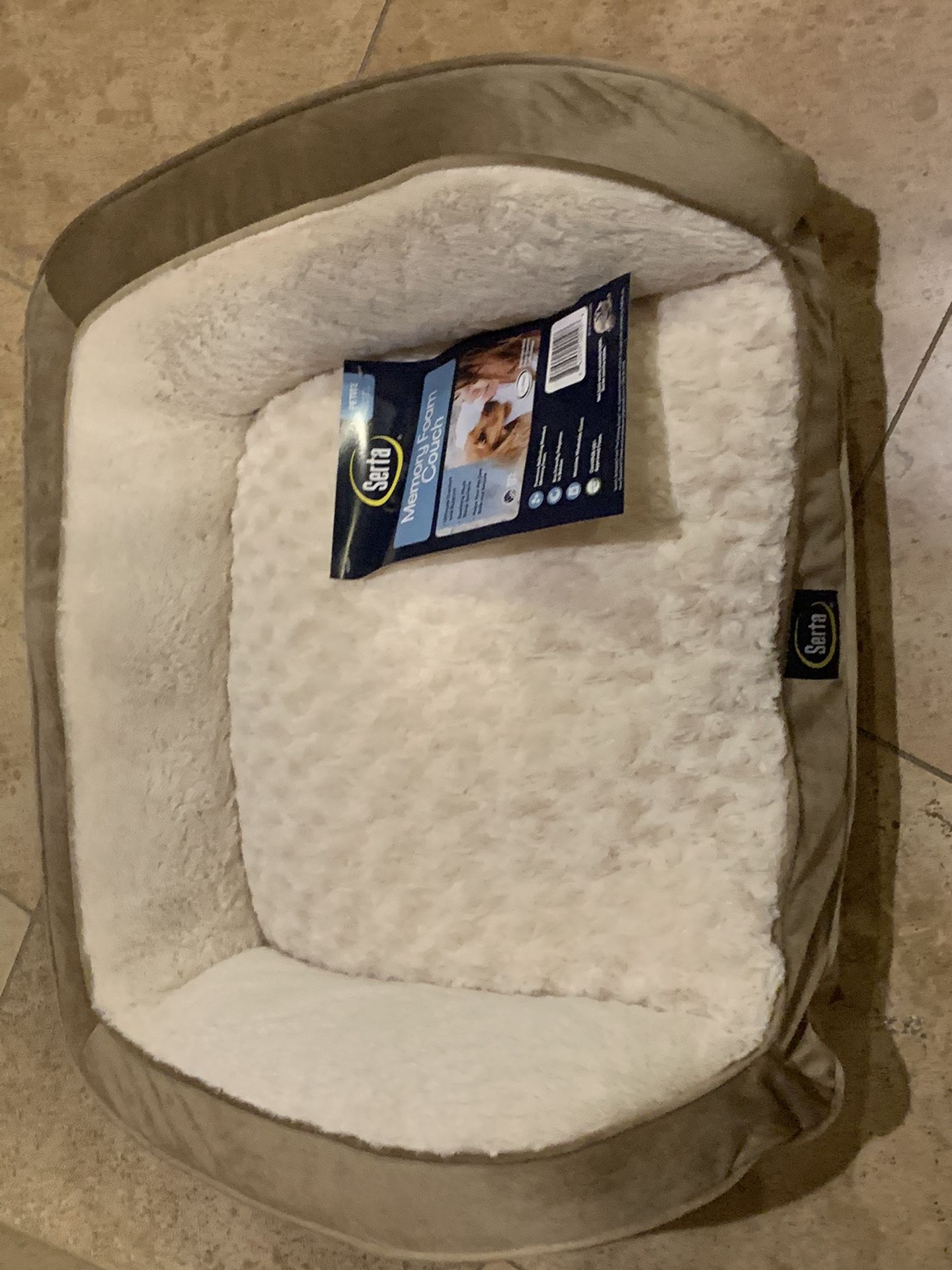 Serta Memory Foam Dog Bed Brand New