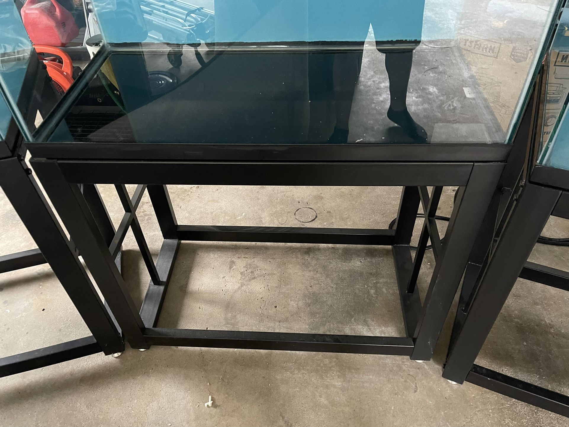 40 Gallon Tank With Self Leveling Metal Stand Lid And Lights