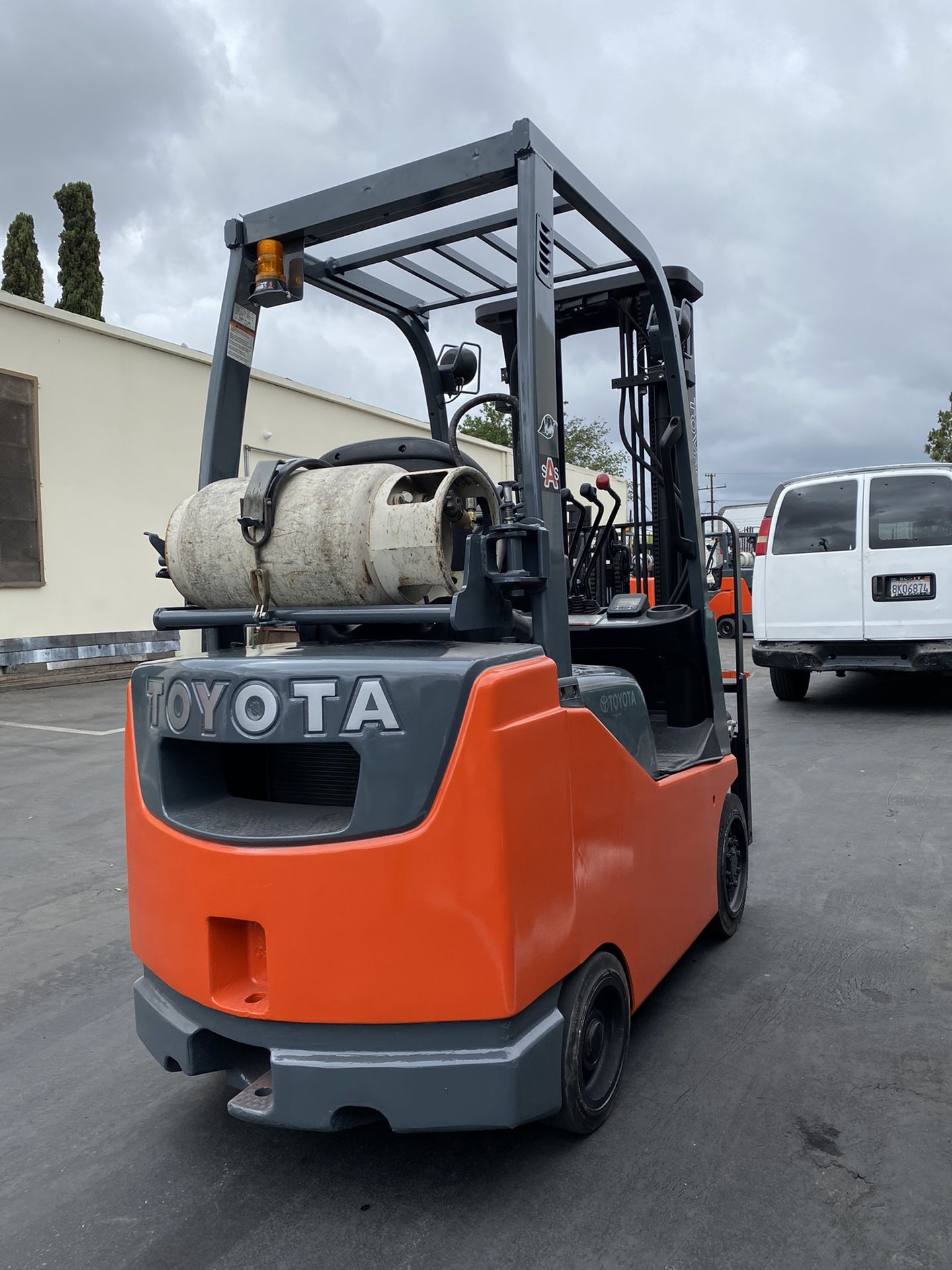2014 Toyota Forklift 8FGCSU20 4000 LBS SIDE SHIFT
