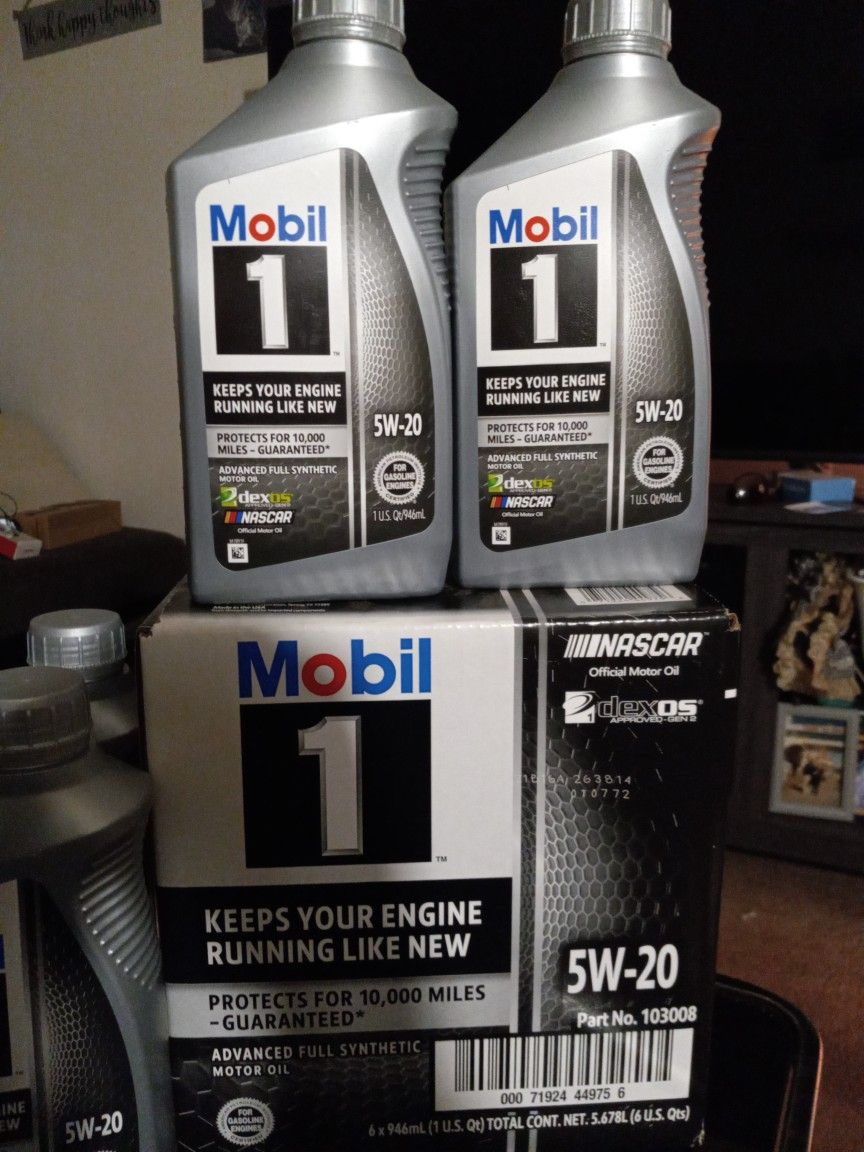 Mobile One 5w 20 Full Synthetic Advanced Motor Oil