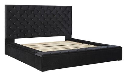 Same Day Delivery ♦️ Lindenfield King Black Storage Bed
by Ashley Furniture
 Thumbnail