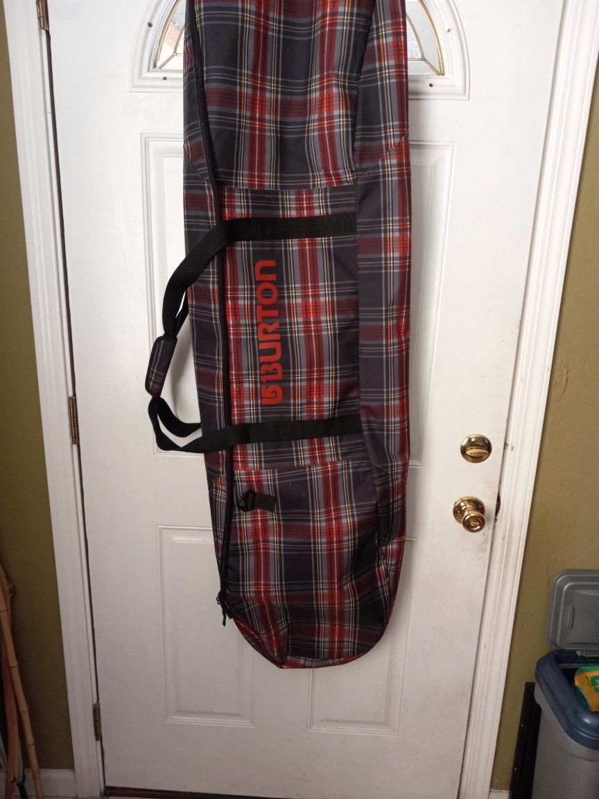 Burton Red Plaid 156cm Snowboard Bag
