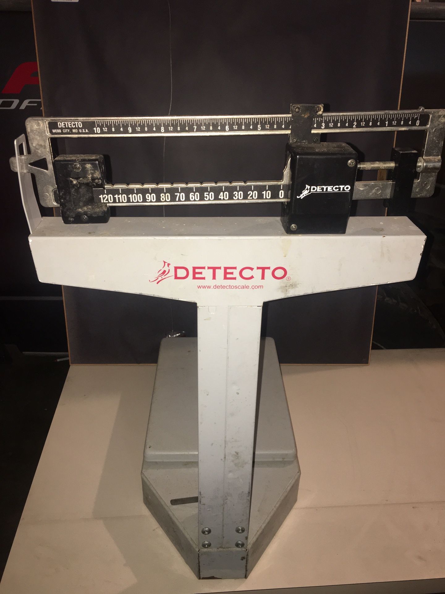 Detecto Commercial bench beam food scale 350lbs