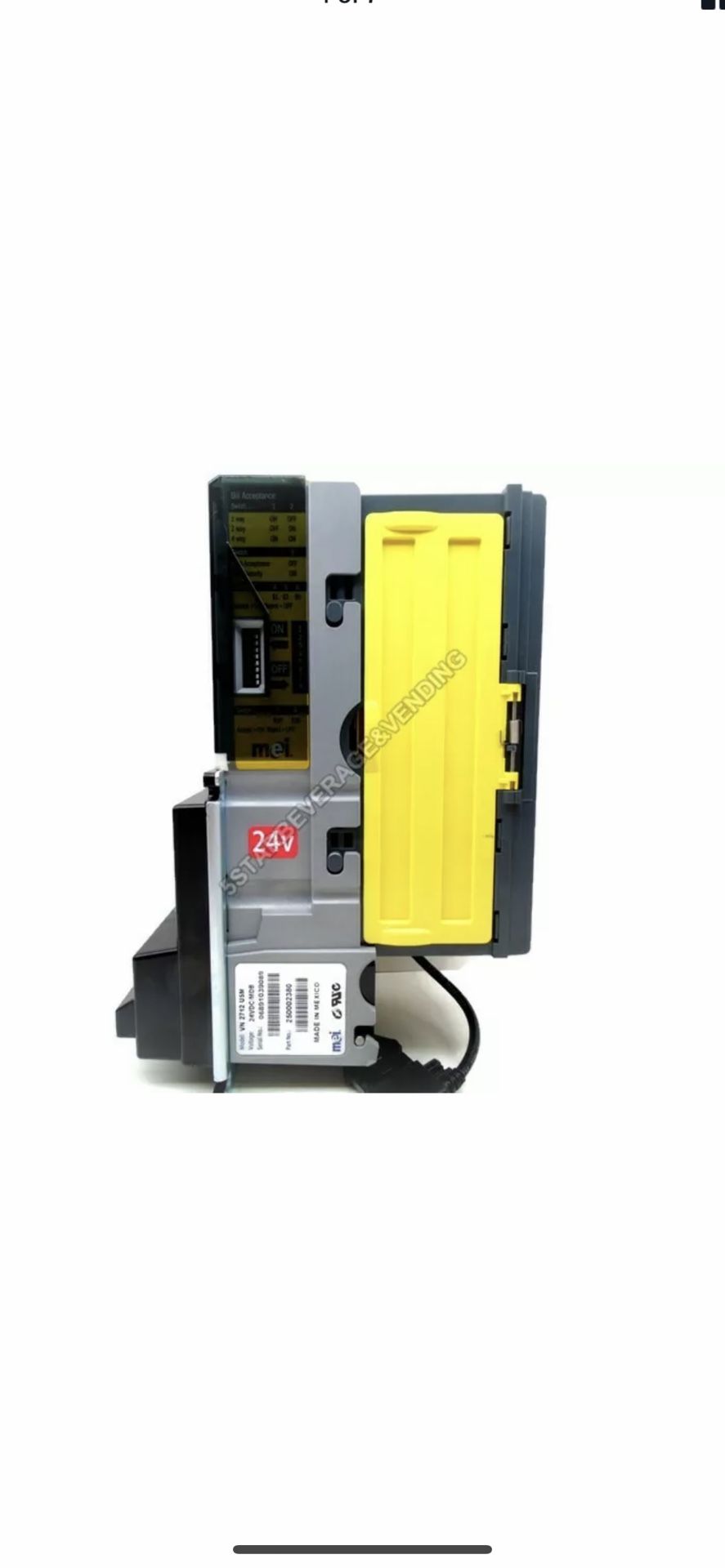 REFURBISHED VN2700 Series MEI Mars VN27X2-U5M Bill Acceptor 24V-MDB 