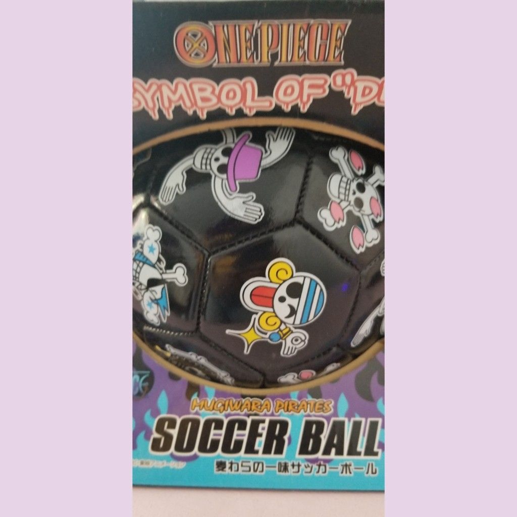 One piece anime soccer ball