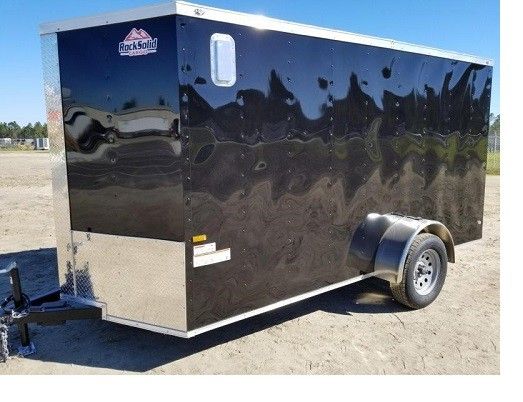 Enclosed 6 x 12 Black