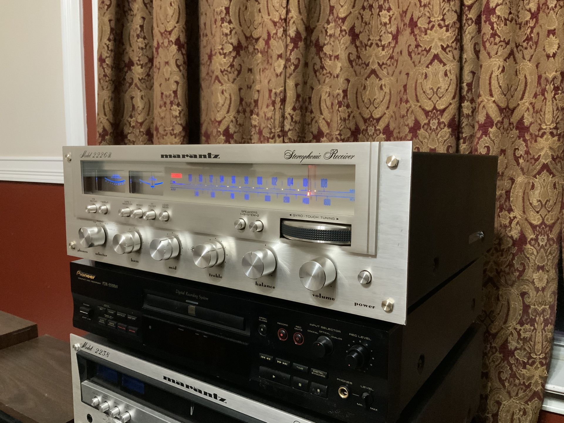 Vintage Marantz 2226B Stereo Receiver Audiophile