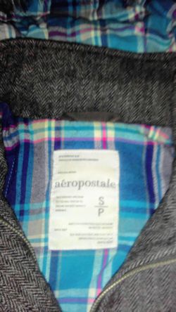 Aeropostale Hoodie Coat/Hood Comes Off Size S/M Thumbnail