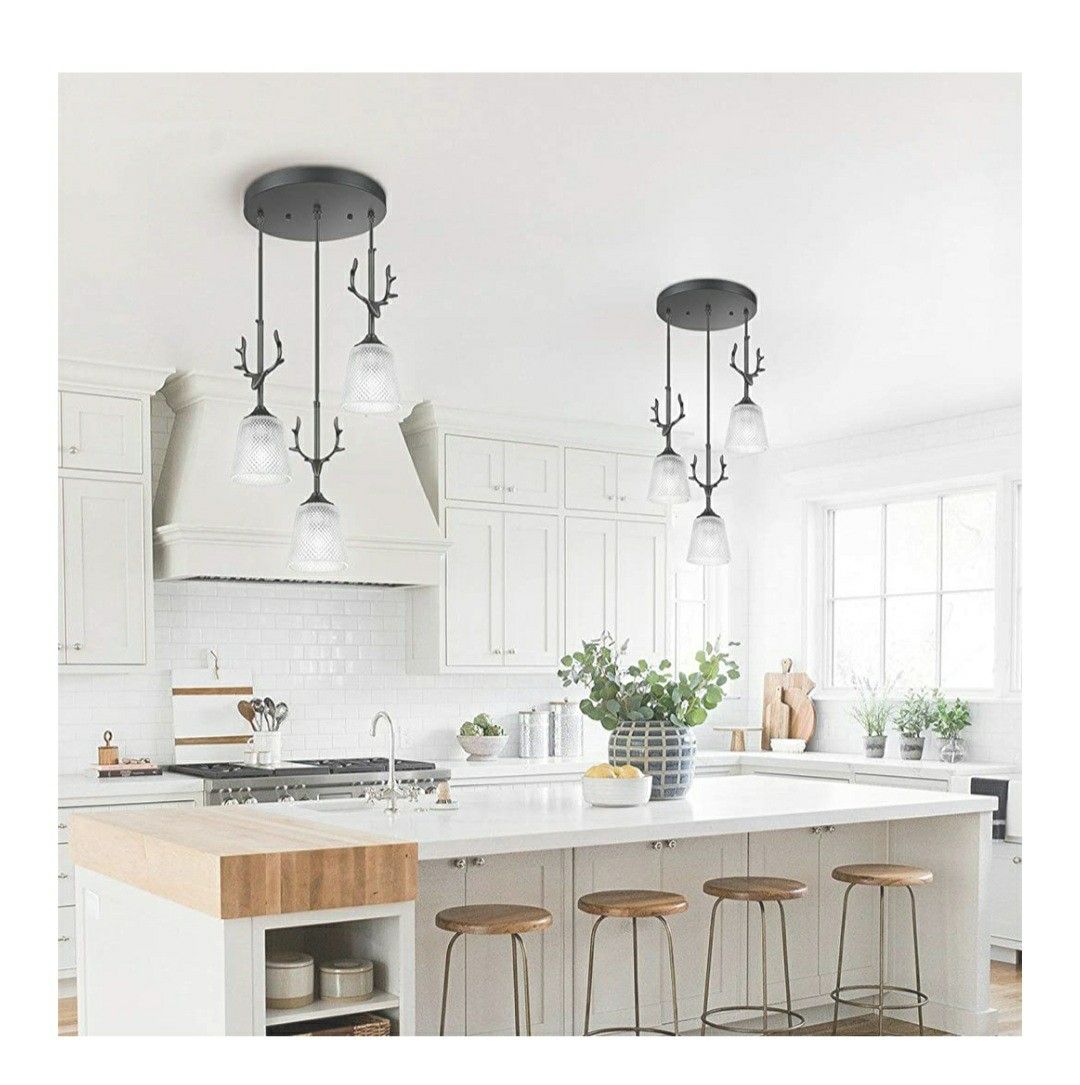 3 Light Pendant Lighting, Adjustable