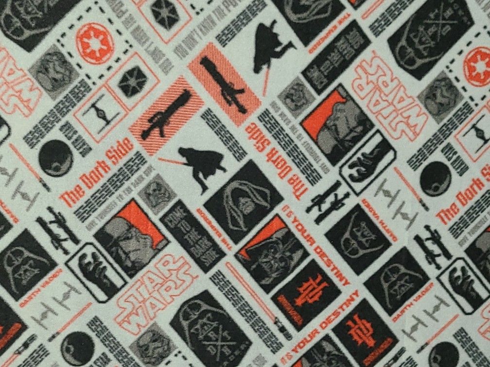 Hand made luxe and character fleece throw blankets