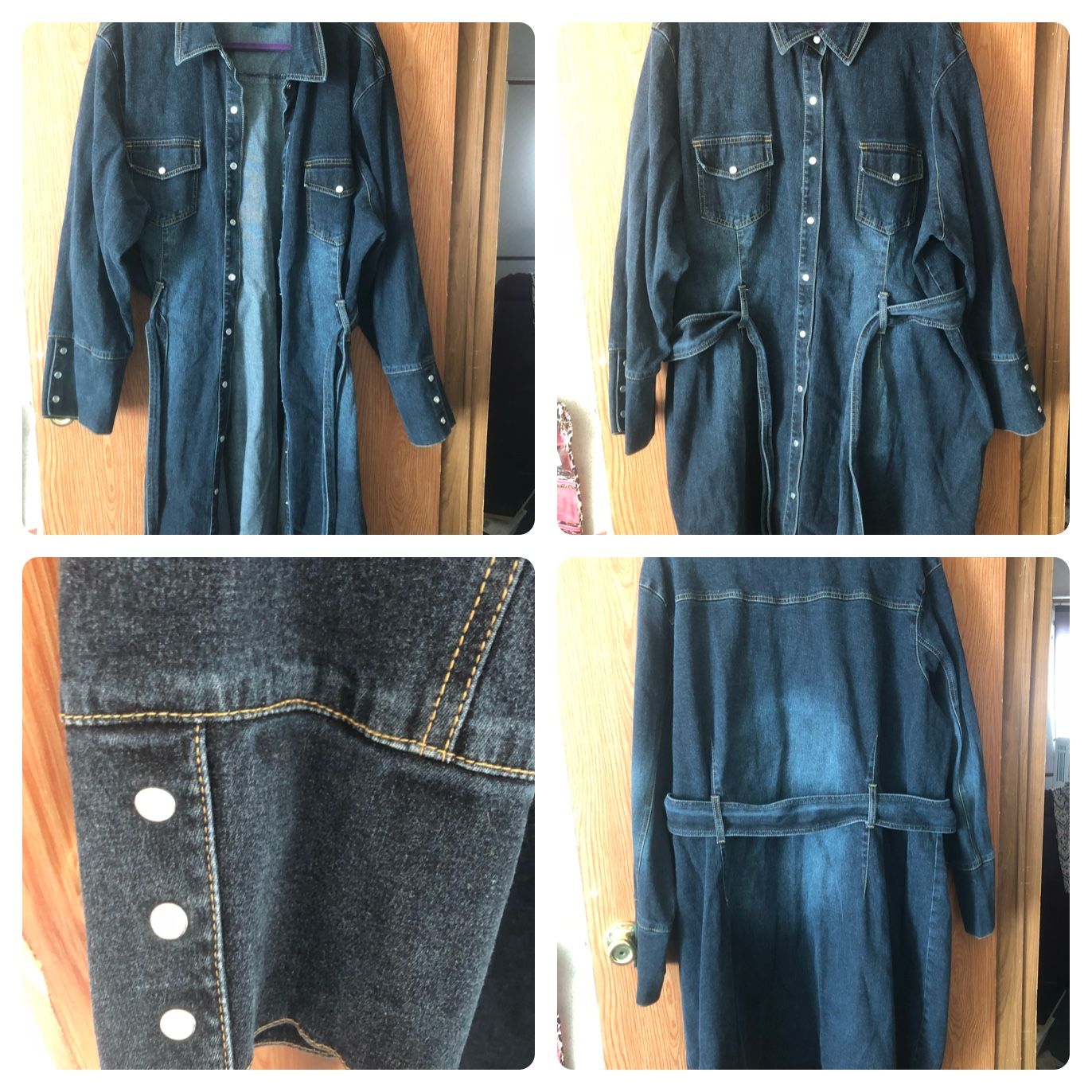 Plus size 30/32 Avenue long stretch Denim Jacket .. Great condition