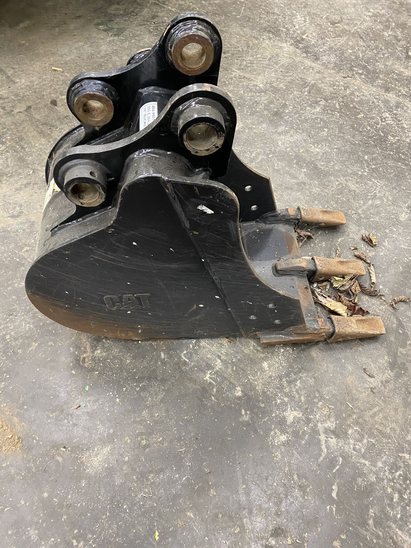 Cat 303.5 304.5 16” Dig Bucket 40mm Pins