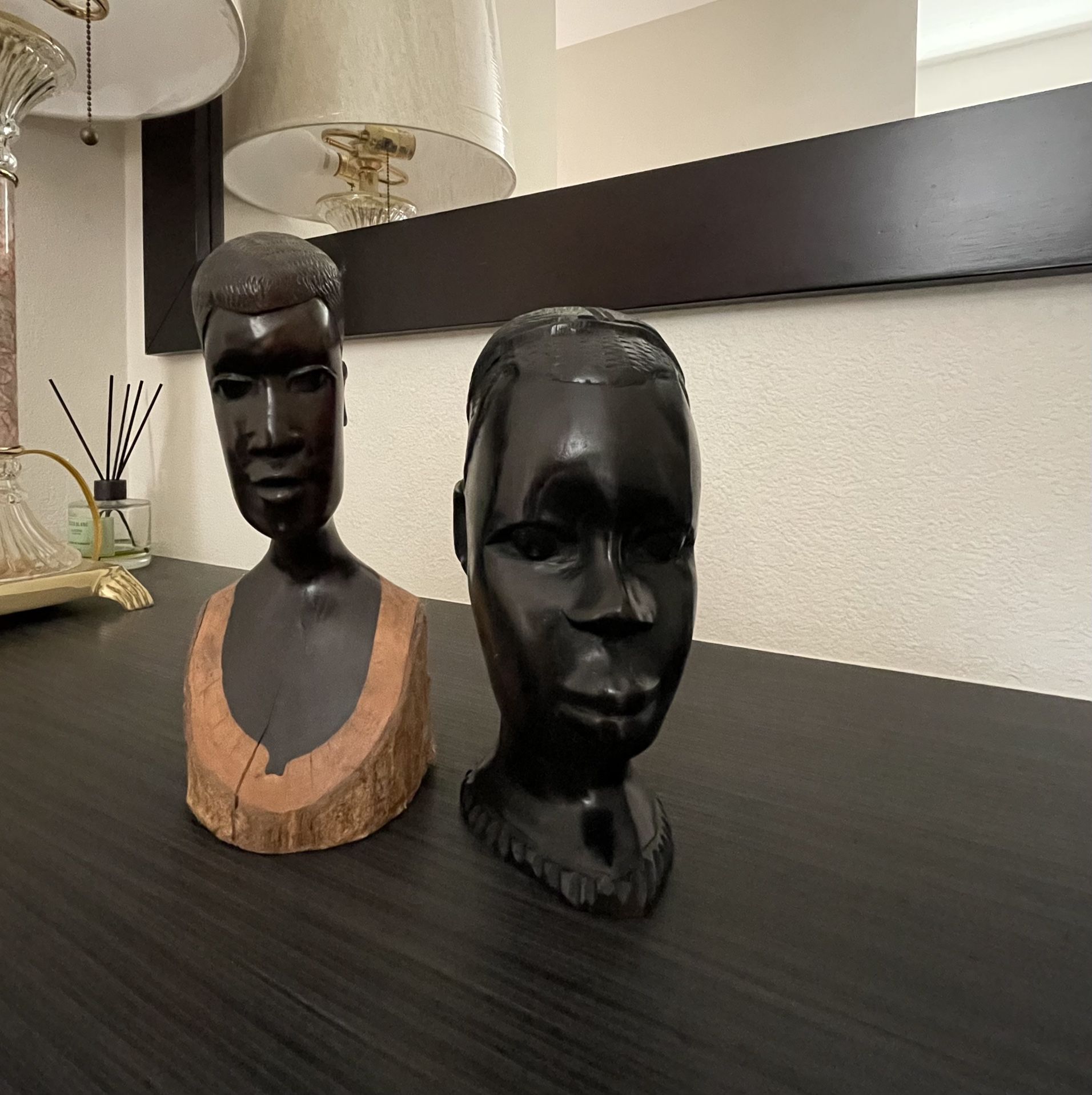 Sculpture Black African Bust. ($50.00 each)