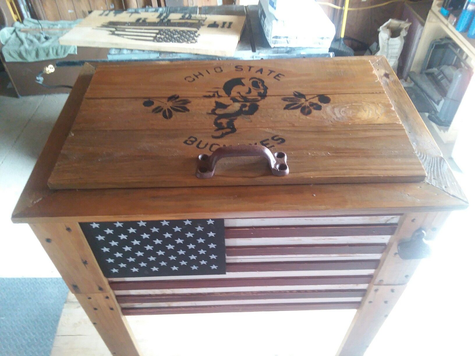 Ohio state cooler chest