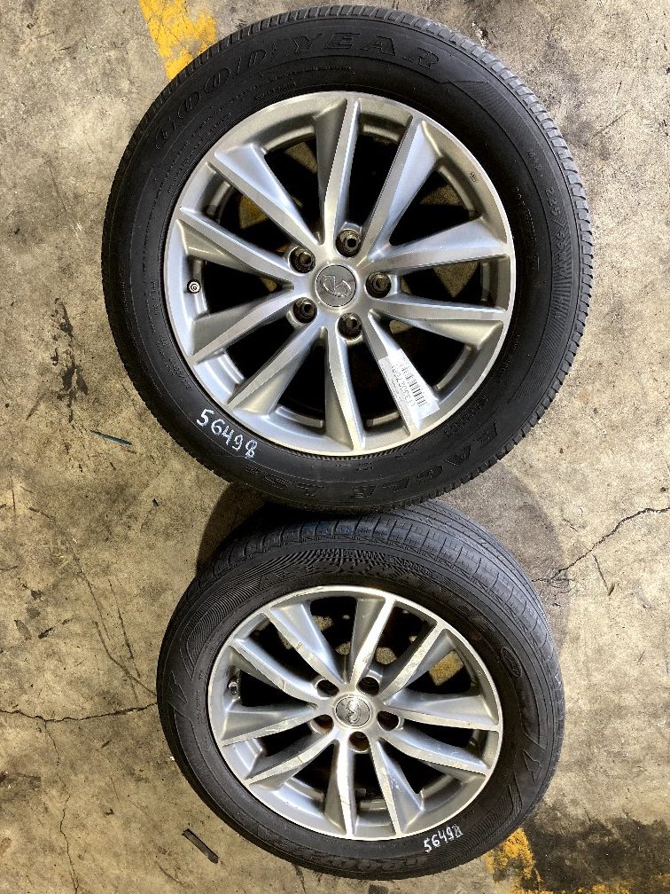 Rims And Tires 17" For Infiniti Stock 56498