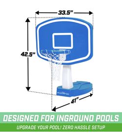 GoSports Splash Hoop Max Pool Basketball Hoop- Brand New In Box  Thumbnail