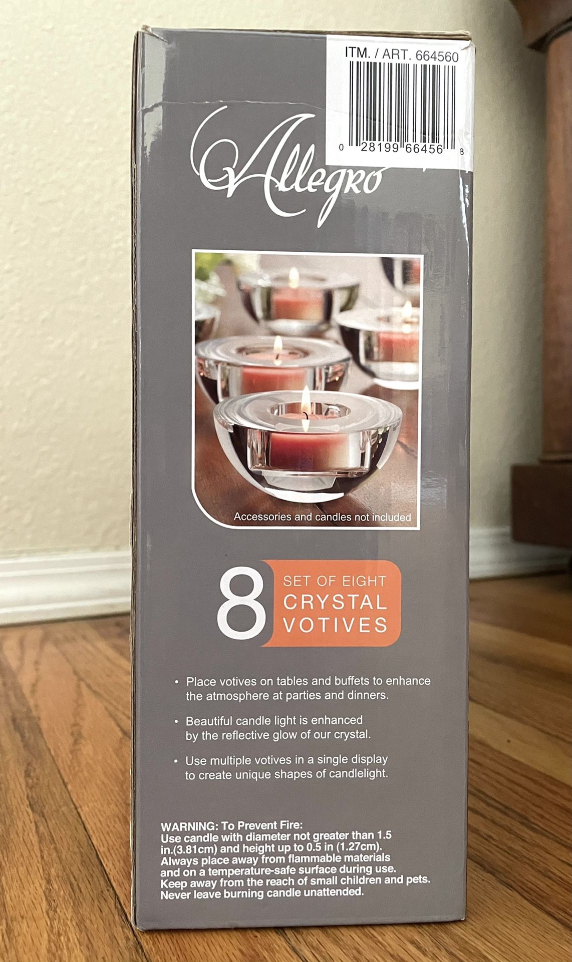 Set Of Crystal Votives