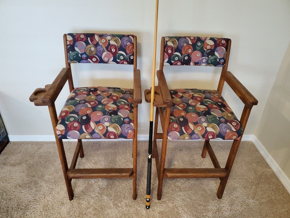 POOL BILLIARDS SPECTATORS CHAIRS