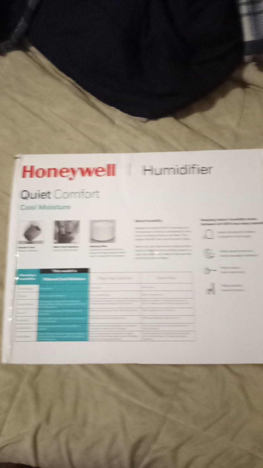 Honeywell Cool moisture humidifier