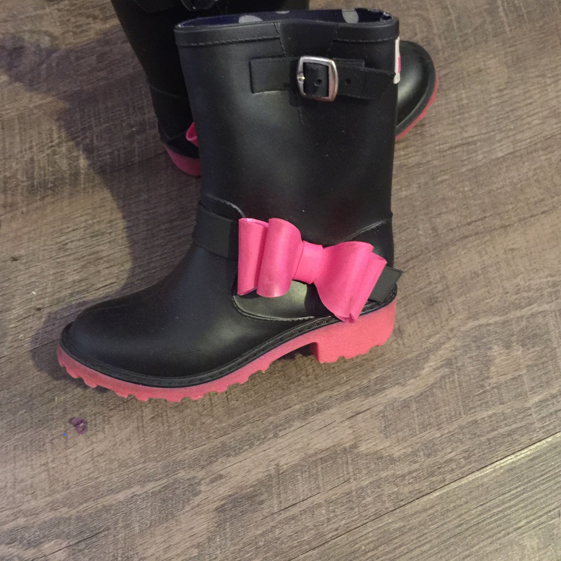 Little Girl Rain Boots Size 12