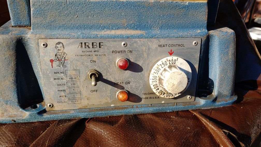 Arbe machine rubber wax mold vulcanizer jewlery casting standard size