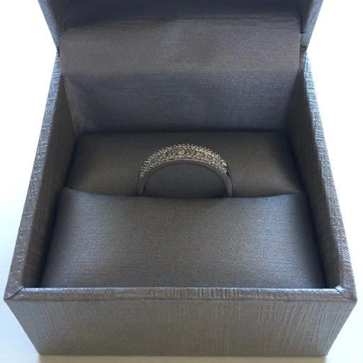 Zales Diamond Band 10K White Gold