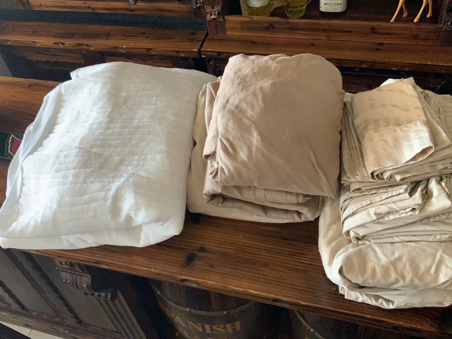 Sleep number flex top king sheet sets and mattress pad for Sale in Sun