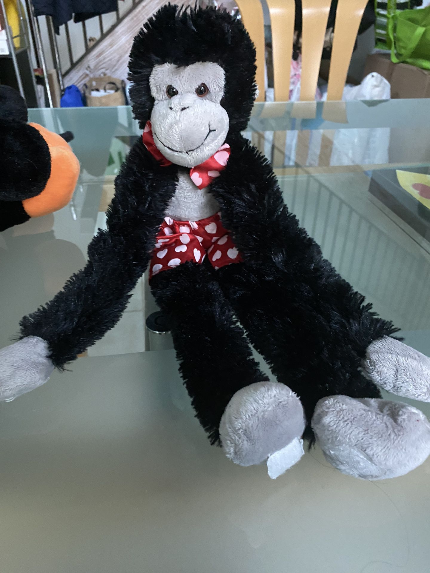 Valentine’s Day -stuffed Animal Monkeys 