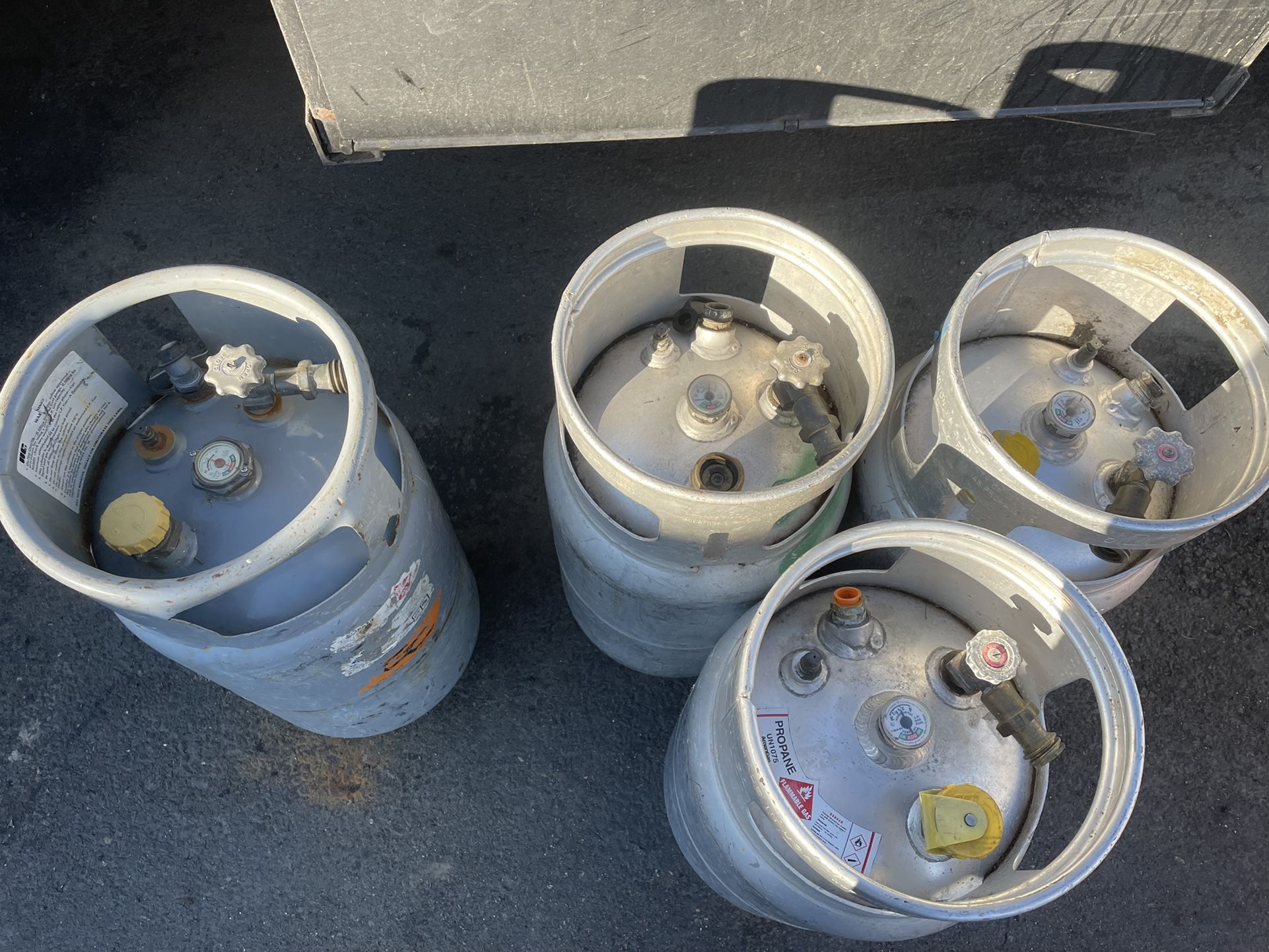 Forklift Tanks 1/2 Filled $75. ea