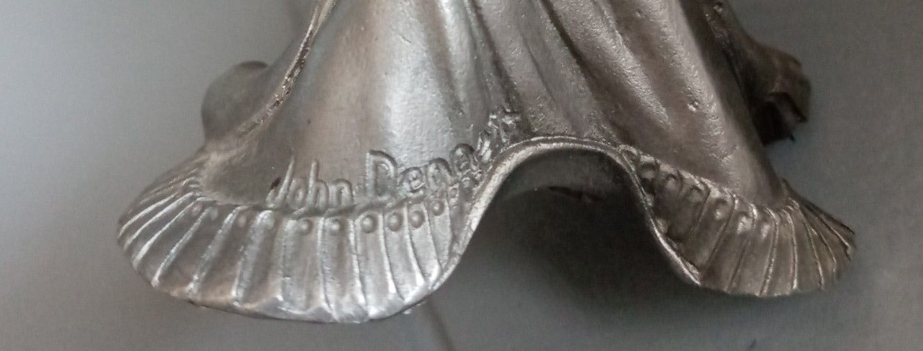 Vintage Perth Pewter Figurine SIGNED