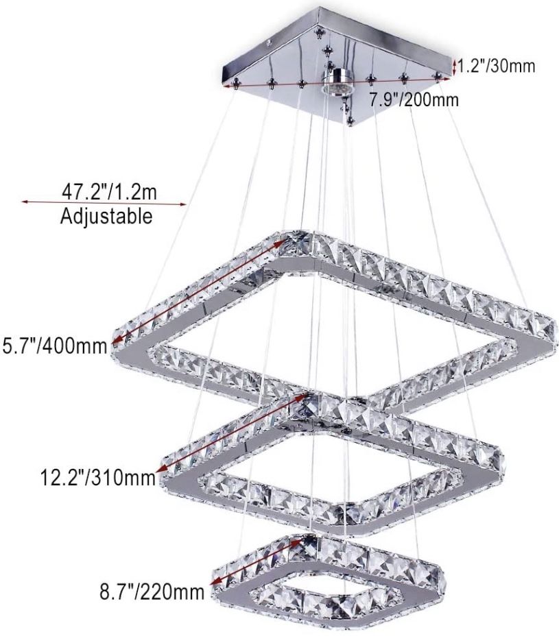 Brand new crystal chandelier/channel light/luxury chandelier/home decor/Light fixtures /home goods