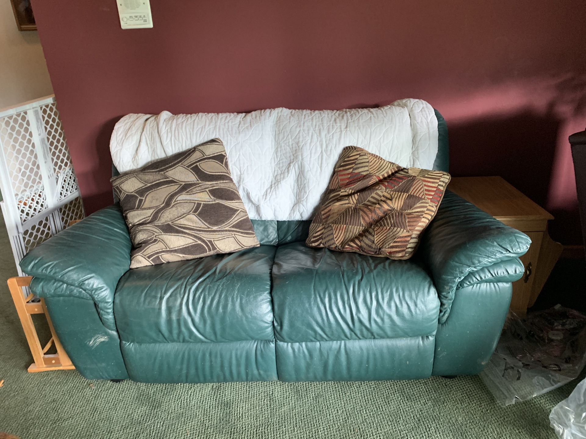2 Green Couches