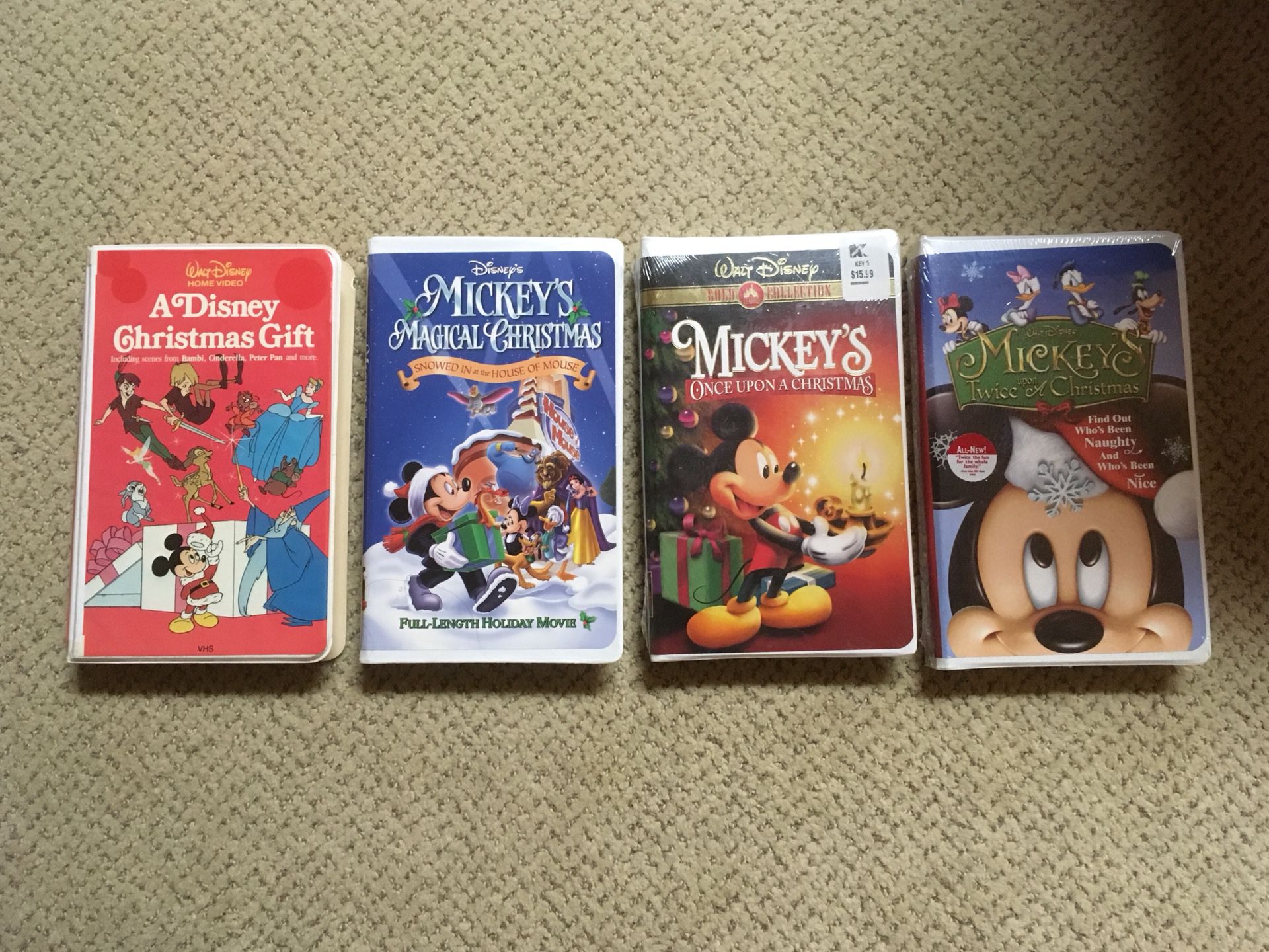 Set Of 4 Disney Videos Vhs 2 New Never Opened For Sale In Birmingham Al Offerup