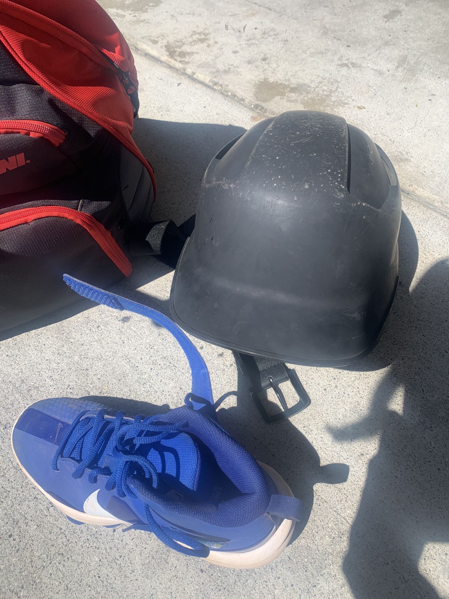 Baseball Backpack Kleats Helmut & Mitt