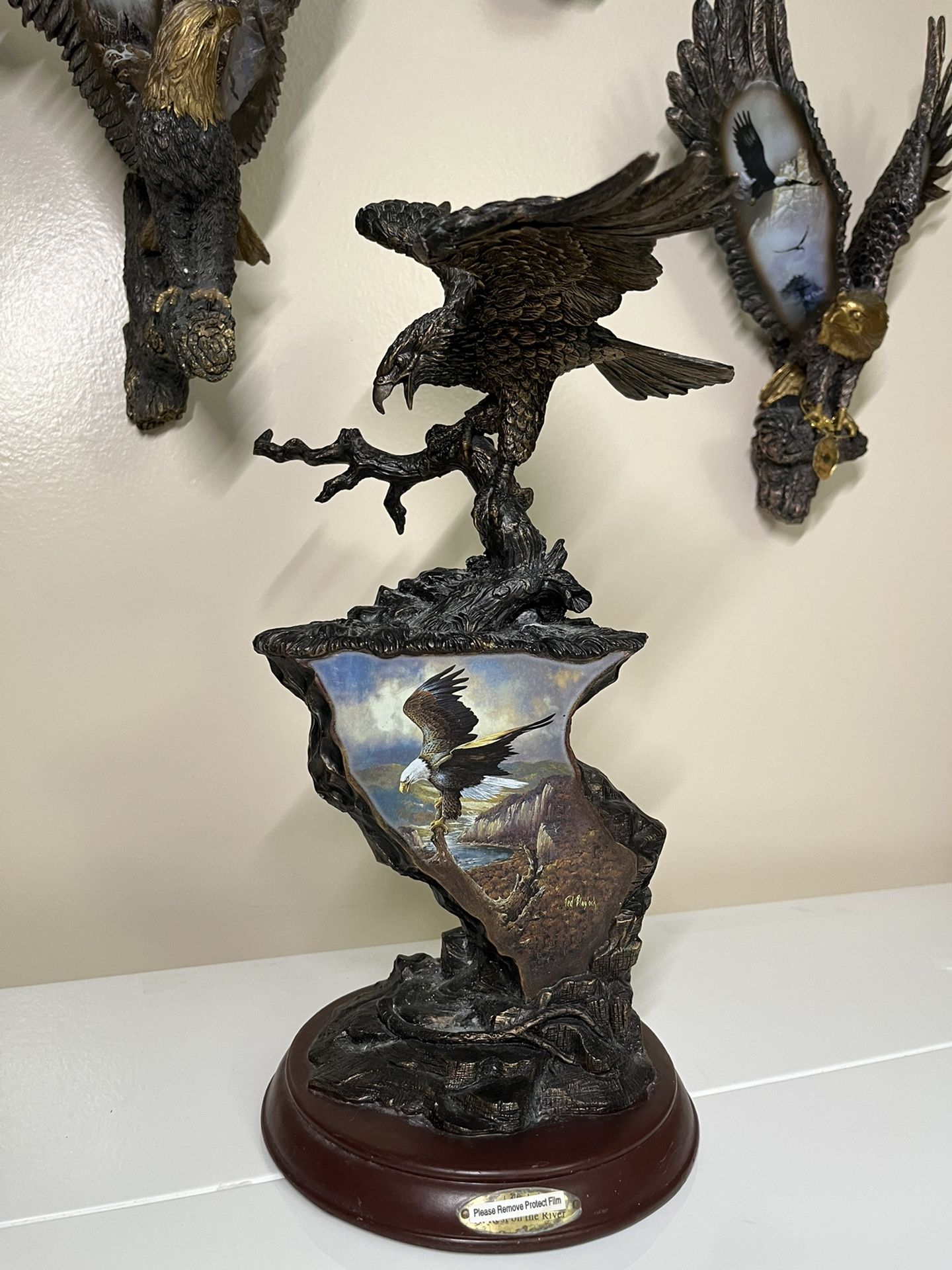4 TED BLAYLOCK EAGLE SCULPTURES COLLECTION