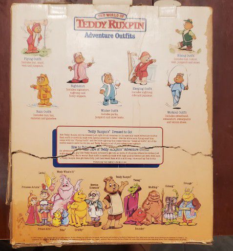 Teddy ruxpin winter outfits 