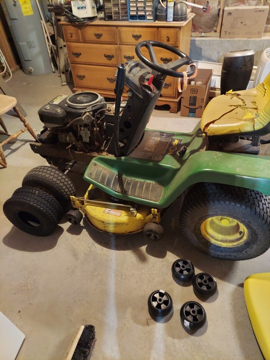 For Sale.. Have All New Tires, Deck Wheels And Seat. Recently Repaired.. Receipts Available. Works And Runs Excellent. Just Needs Hood Cover. $1000