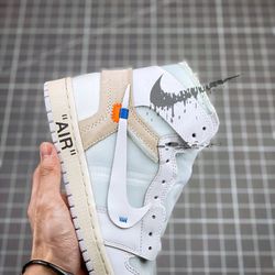 Jordan 1 Retro High Off-White White New Sneaker Thumbnail