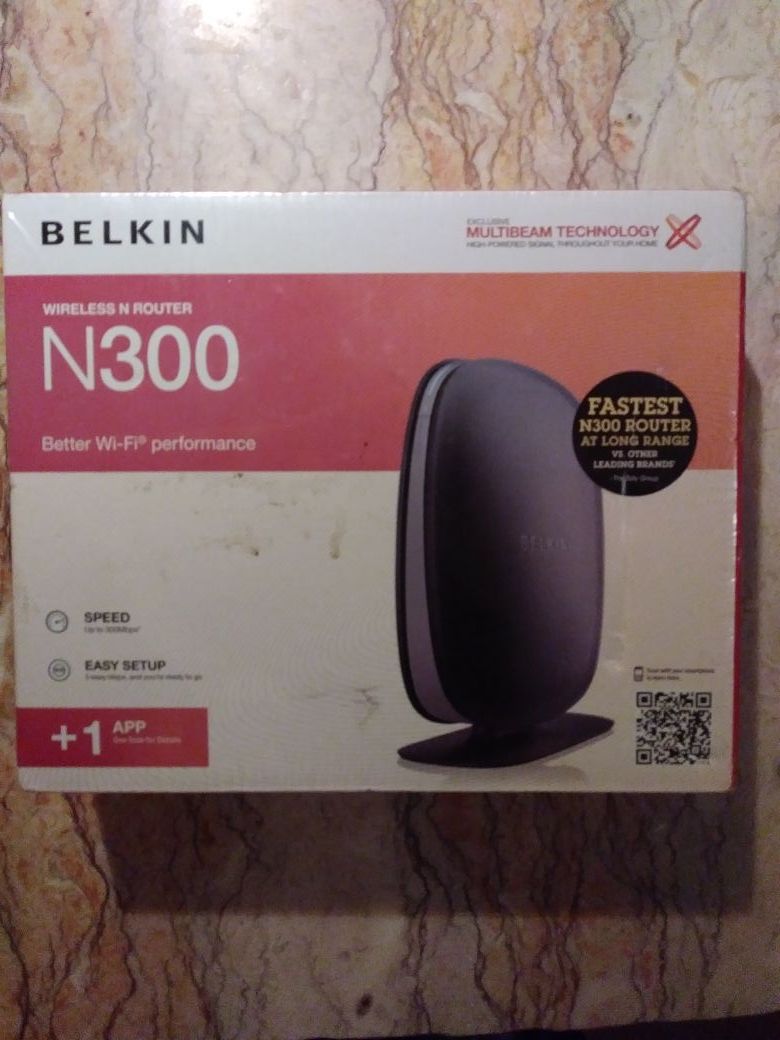 Belkin N300 wireless router